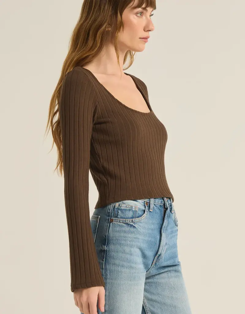 ZSUPPLY MADELINE RIB TOP