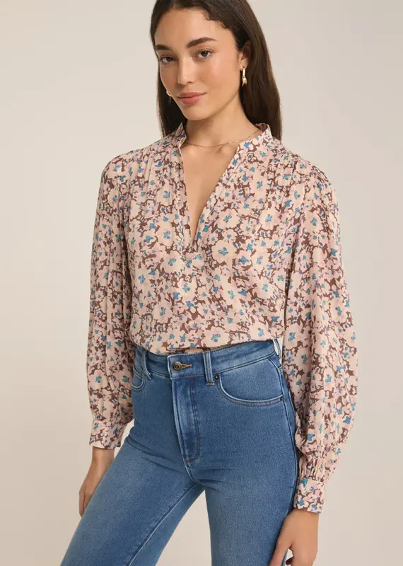 ZSUPPLY ESME LA PAZ FLORAL BLOUSE