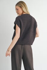 SAGE THE LABEL PEYTON OVERSIZED SWEATER VEST