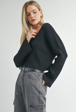 SAGE THE LABEL JULIA V-NECK SWEATER