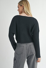 SAGE THE LABEL JULIA V-NECK SWEATER