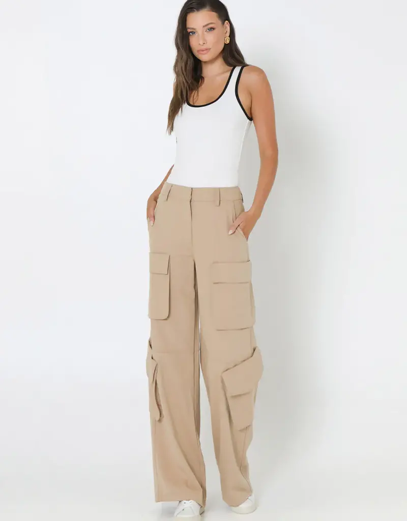 MADISON THE LABEL BLANE CARGO PANTS