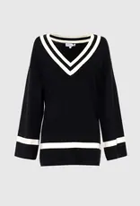 MADISON THE LABEL VARSITY KNIT JUMPER