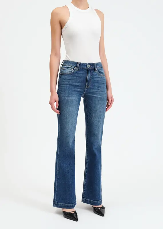 DAZE HEARTBREAKER MID FLARE JEANS