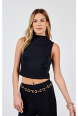 SADIE AND SAGE HUSTLE SLEEVELESS CROP TOP