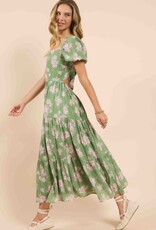 SADIE AND SAGE RAINY DAYS TIERED MAXI DRESS