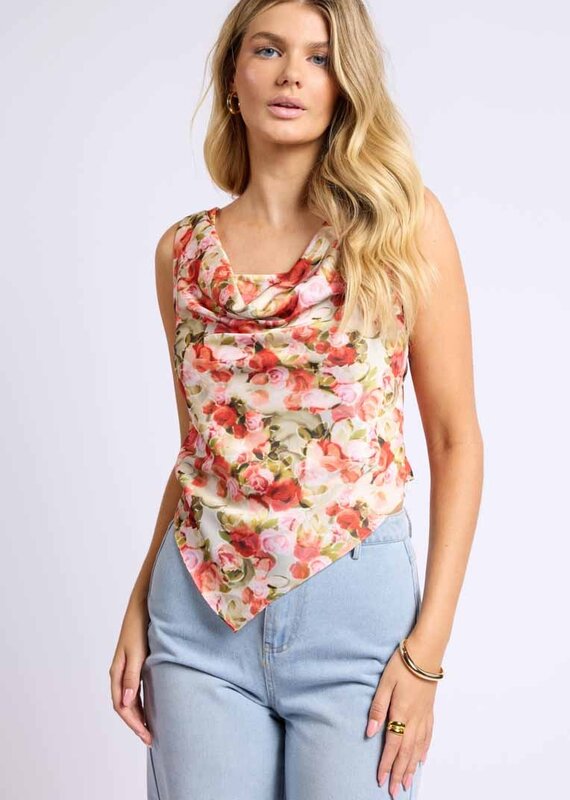 SAGE THE LABEL ANISTON DRAPE TOP