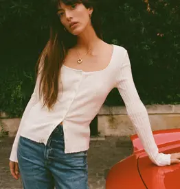 ZSUPPLY EMELIE BUTTON UP SWEATER