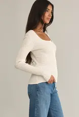 ZSUPPLY EMELIE BUTTON UP SWEATER