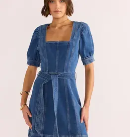 MINK PINK ELLIS DENIM MINI