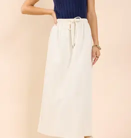 SADIE AND SAGE LONESTAR DRAWSTRING MIDI SKIRT