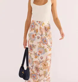 MINKPINK MARCELINE BIAS MIDI SKIRT