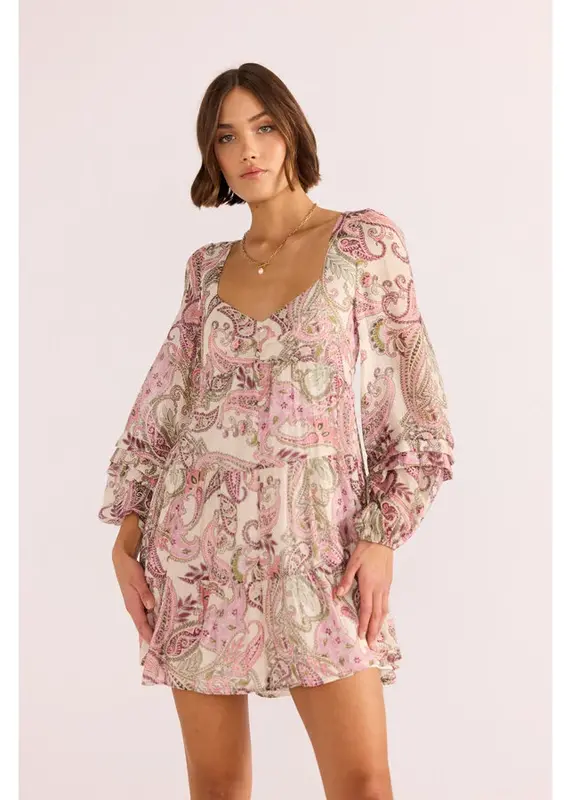 MINK PINK CADENCE BABYDOLL MINI