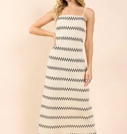 SADIE AND SAGE WAY OUT ZIG ZAG MAXI DRESS