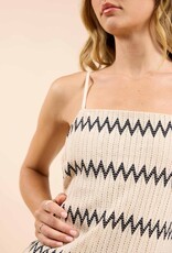 SADIE AND SAGE WAY OUT ZIG ZAG MAXI DRESS