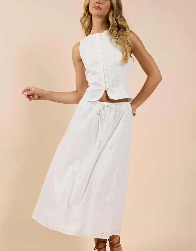 SADIE AND SAGE SUNDREAM EYELET VEST