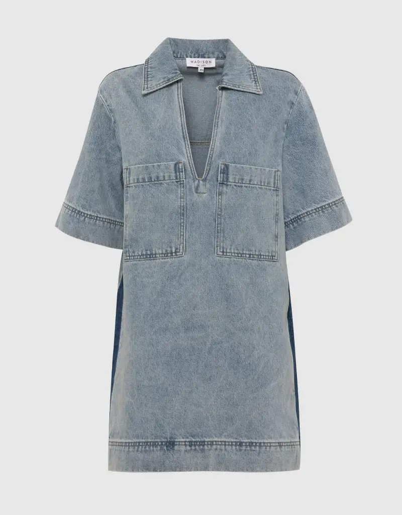 MADISON THE LABEL TARA DENIM DRESS