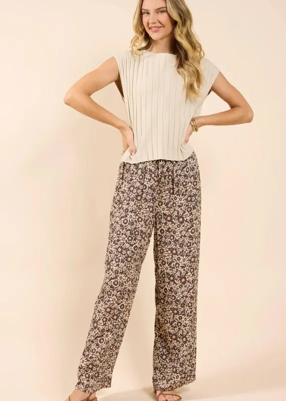 SADIE AND SAGE DESERT SUNSET WIDE LEG PANTS