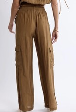 SAGE THE LABEL LIGHT A FIRE CRINKLED CARGO PANTS