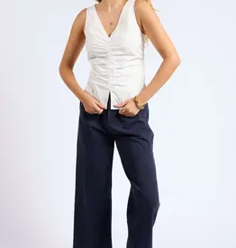 SAGE THE LABEL LIKE TOTALLY RUCHED SLEEVELESS TOP