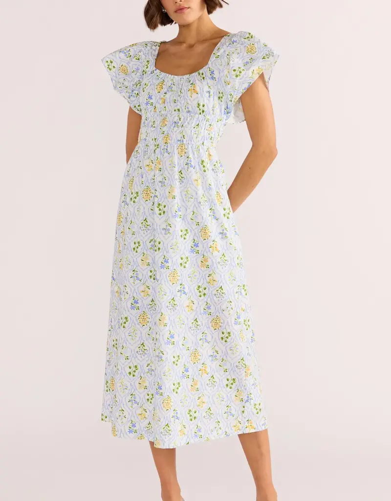 MINKPINK MEADOW FLUTTER MIDI DRESS