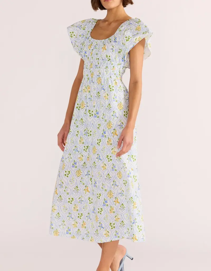 MINKPINK MEADOW FLUTTER MIDI DRESS