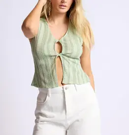 SAGE THE LABEL LOCALLY GROWN KEYHOLE TANK