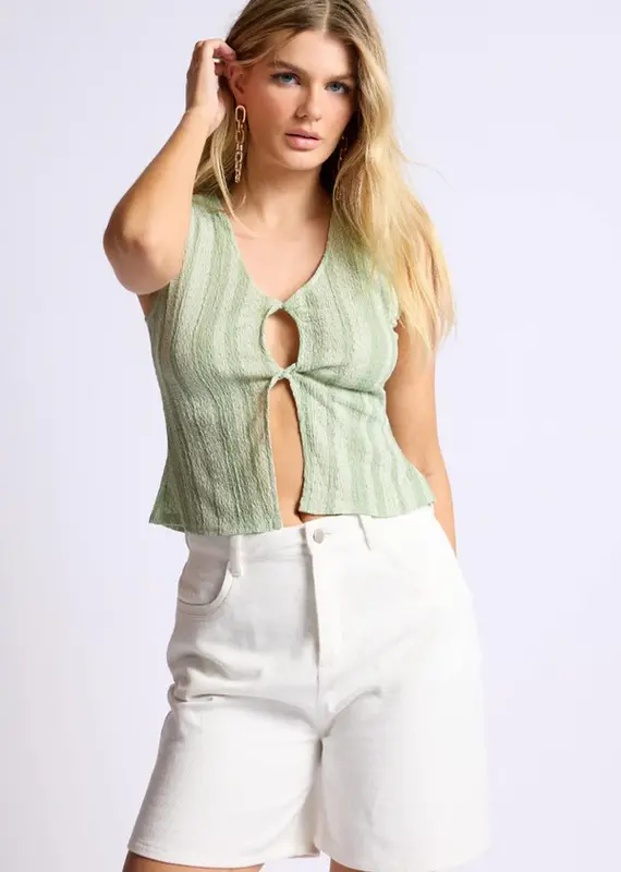 SAGE THE LABEL LOCALLY GROWN KEYHOLE TANK