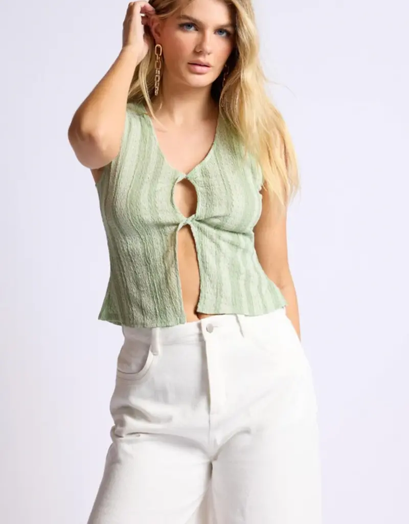SAGE THE LABEL LOCALLY GROWN KEYHOLE TANK