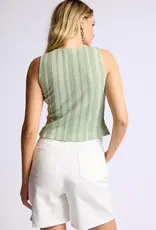 SAGE THE LABEL LOCALLY GROWN KEYHOLE TANK