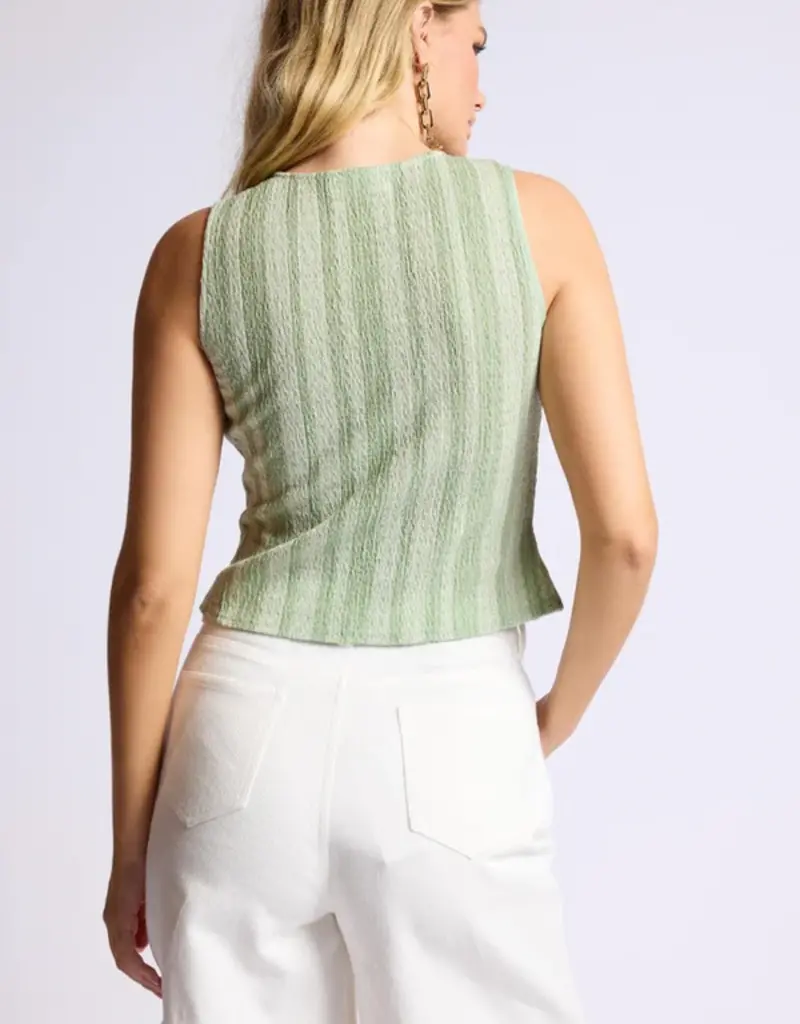 SAGE THE LABEL LOCALLY GROWN KEYHOLE TANK