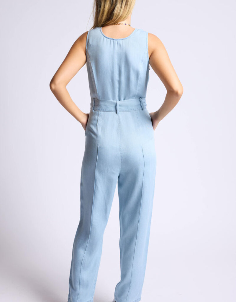 SAGE THE LABEL TO DO LIST BELTED JUMPSUIT