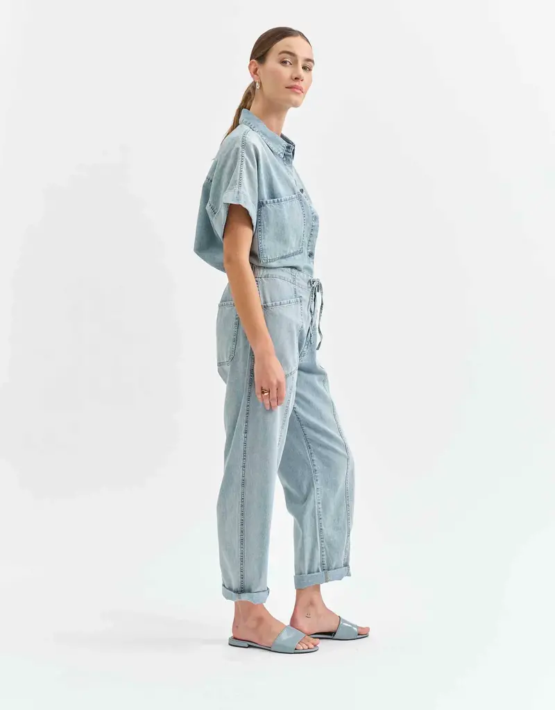 DAZE VILLA DRAWSTRING BARREL JEANS