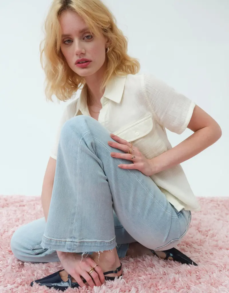 DAZE KATE BUTTON UP TOP