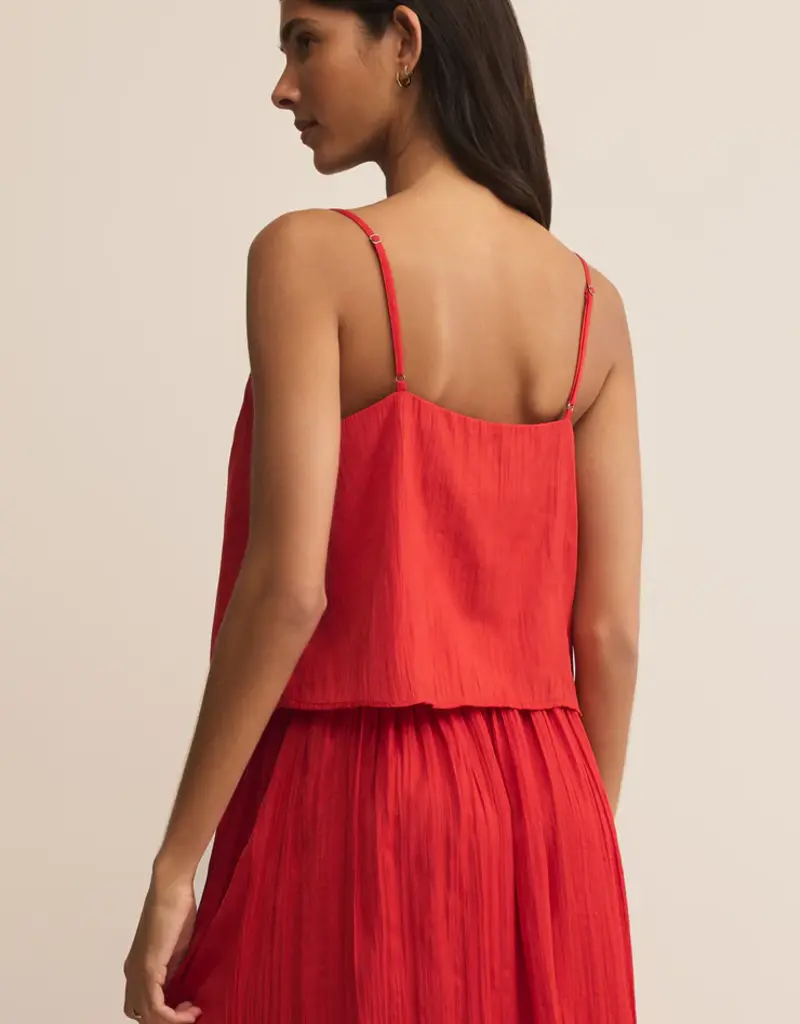 ZSUPPLY FIORE SATIN CRINKLE TANK