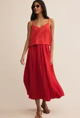 ZSUPPLY FIORE SATIN CRINKLE TANK