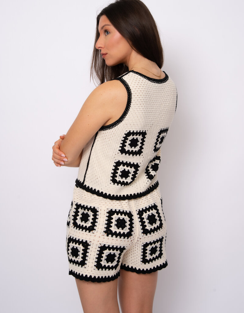 RD STYLE ALBY CROCHET SHORTS