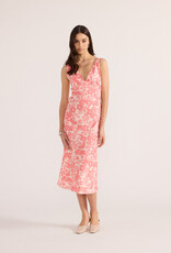MINKPINK PETAL BIAS MIDI DRESS