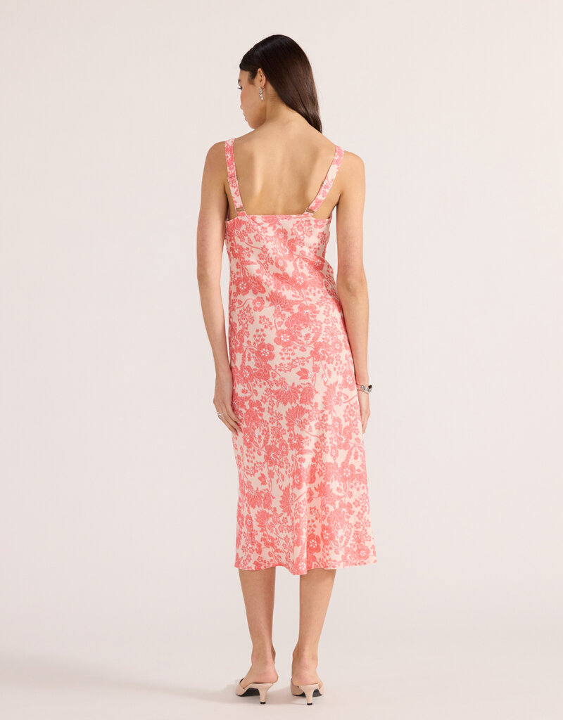 MINKPINK PETAL BIAS MIDI DRESS