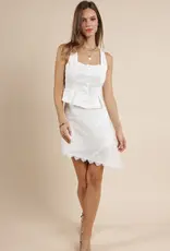 SAGE THE LABEL MORNING DEW ASYMMETRICAL SKIRT