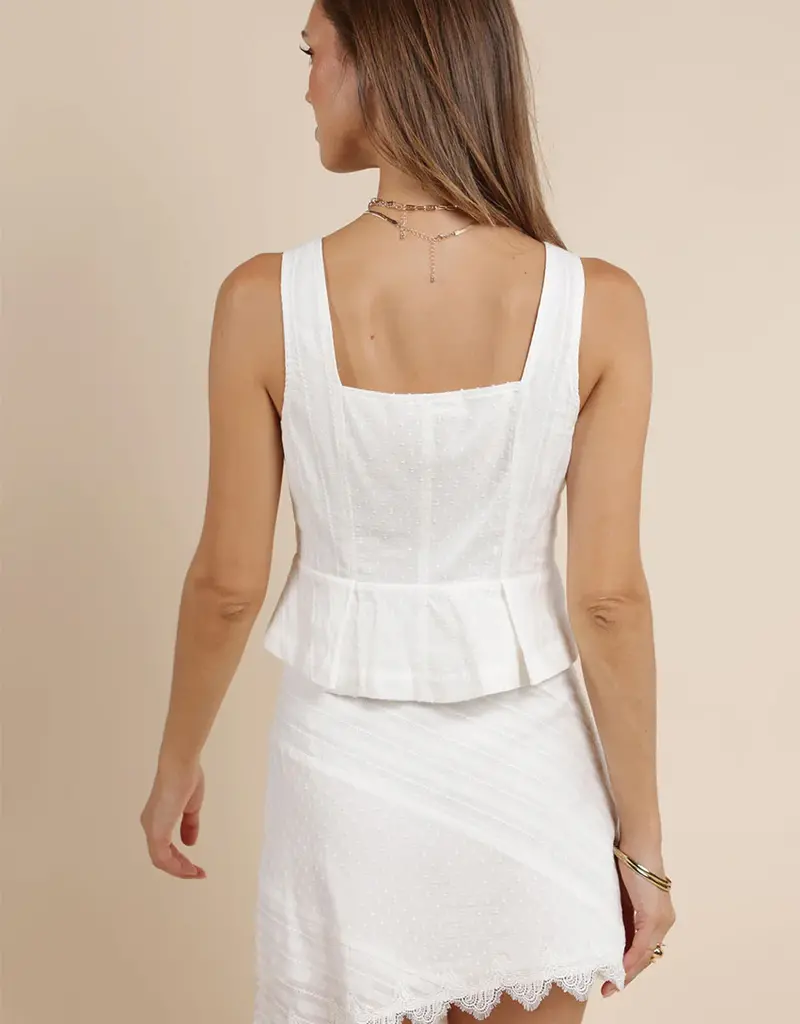 SAGE THE LABEL MORNING DEW ASYMMETRICAL SKIRT