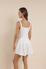 SAGE THE LABEL SOFT WAVES PLEATED ROMPER