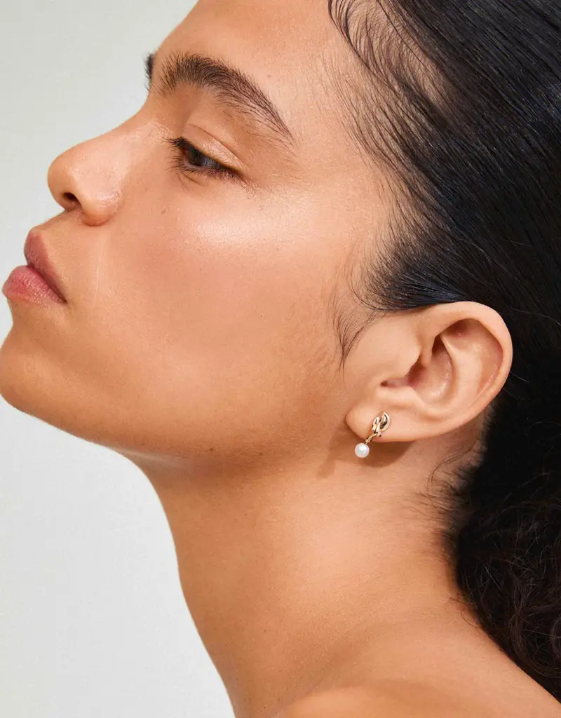 PILGRIM STARLIGHT PEARL EARRINGS