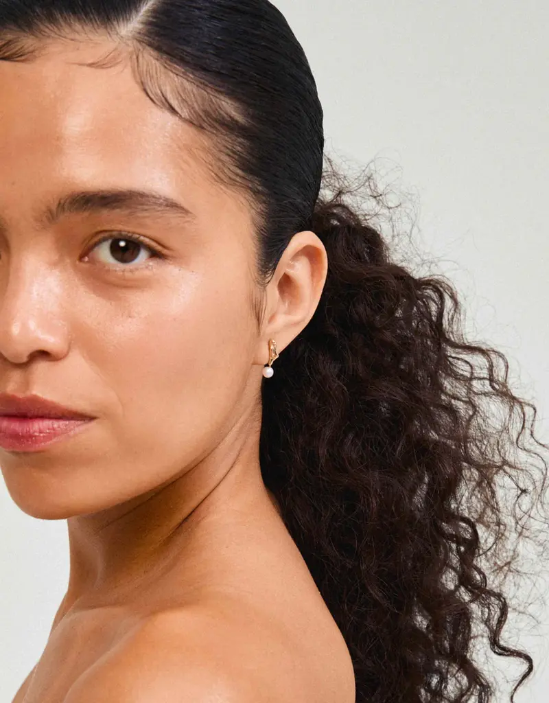 PILGRIM STARLIGHT PEARL EARRINGS