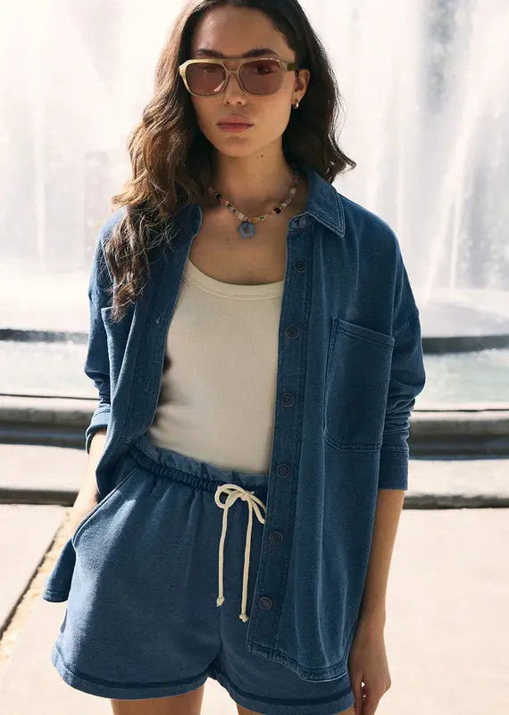 ZSUPPLY ALL DAY KNIT DENIM JACKET