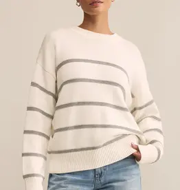 ZSUPPLY BOYFRIEND STRIPED SWEATER