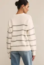 ZSUPPLY BOYFRIEND STRIPED SWEATER