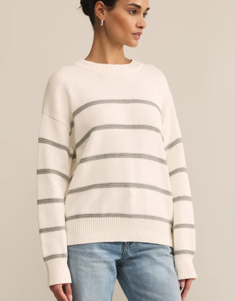 ZSUPPLY BOYFRIEND STRIPED SWEATER