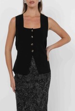 SAGE THE LABEL MYRA BUTTON FRONT VEST