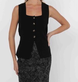 SAGE THE LABEL MYRA BUTTON FRONT VEST